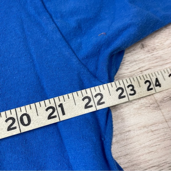 Vintage Blank Fruit Of The Loom T Shirt XL Royal Blue USA Single Stitch FOTL - Picture 4 of 5